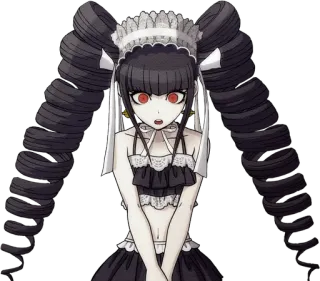 🃏 Celestia Ludenberg Danganronpa Anime, Gótico, Personagem, Celestia Ludenberg telegram sticker