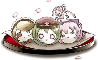 Hatsune Miku senbonsakura :: @line_stickers telegram stickers