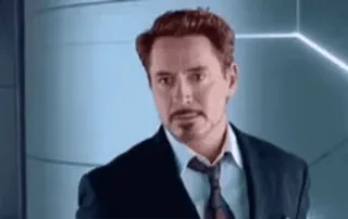 🙃 Iron Man Homem de Ferro, Robert Downey Jr., Marvel, super-herói, Tony Stark whatsapp sticker