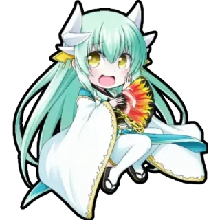 😍 Anime, Chibi, Mignon, Personnage, Fan, Kawaii, Illustration telegram sticker