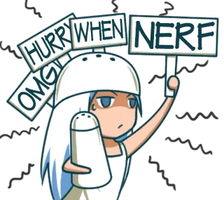 😠 HURRY
OMG
WHEN
NERF Animé, Dessin animé, Jeu, Nerf, Vite, Omg, Meme whatsapp sticker
