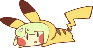 😯 pikachu, pokemon, cute, cartoon, anime telegram sticker