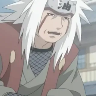☁️ Jiraiya Naruto Anime, Naruto, Jiraiya, Personaje telegram sticker
