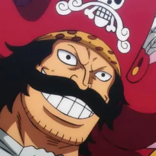 😁 Gol D. Roger One Piece Anime, Pirate, Crâne, One Piece, Gol D. Roger telegram sticker