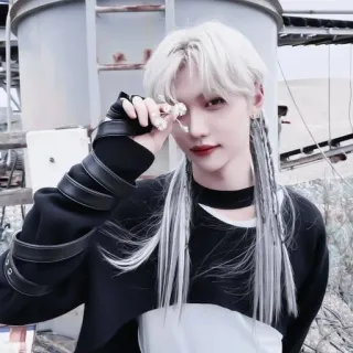 💌 Felix kpop, นักร้อง, ไอดอล, แฟชั่น, ทรงผม telegram sticker