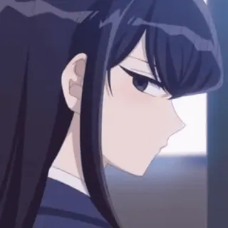 👀 Komi Shouko Komi Can't Communicate Anime, Komi can't communicate, Komi Shouko, Manga, Estudiante, Cute telegram sticker