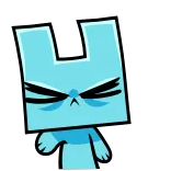 😡 arrabbiato, cartone animato, fuoco, irritato, contrariato telegram sticker