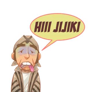 😰 HIII JIJIKI telegram sticker