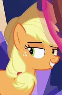 😉 Applejack My Little Pony Pony, Cartoon, Freundschaft, Süß, Pferd, Applejack telegram sticker