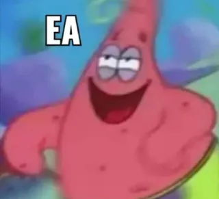 🤪 Patrick Star SpongeBob SquarePants EA telegram sticker