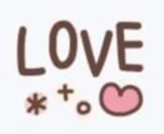 ➰ LOVE love, heart, cute, positive, word, text, feeling, affection telegram sticker