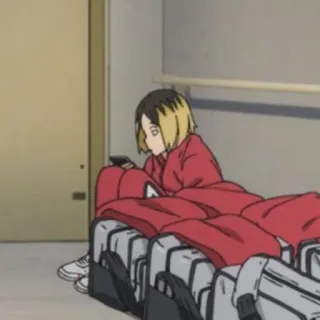 🥠 Kenma Kozume Haikyuu!! anime, haikyuu, kenma kozume, volleyball, character telegram sticker