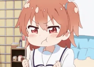 😾 Animé, Dessin animé, En colère, Personnage, Mignon telegram sticker