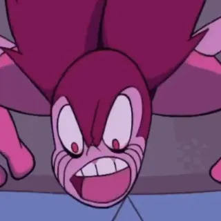😠 Spinel Steven Universe cartoon, pink, character, Spinel, Steven Universe whatsapp sticker