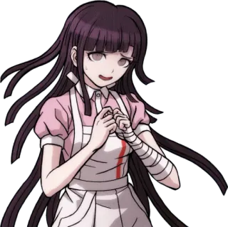 🙂 Mikan Tsumiki Danganronpa Anime, Dziewczyna, Pielęgniarka, Danganronpa, Mikan Tsumiki whatsapp sticker