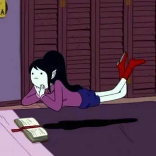 🖤 Marceline Adventure Time Мультфильм, Вампир, Анимация, Сериал telegram sticker