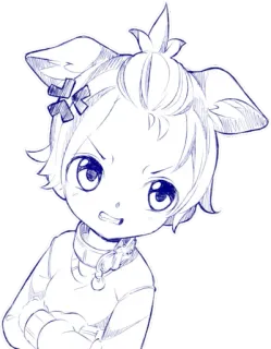 😡 Anime, Manga, Ilustrasi, Sketsa, Karakter, Kartun, Gambar telegram sticker