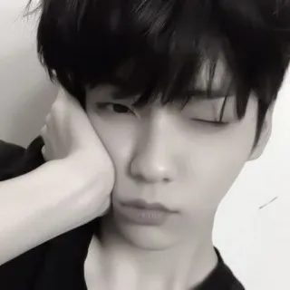 🔖 personne, portrait, homme, visage, monochrome, masculin telegram sticker