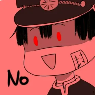 🌈 No anime, no, rejection, chibi, cartoon telegram sticker
