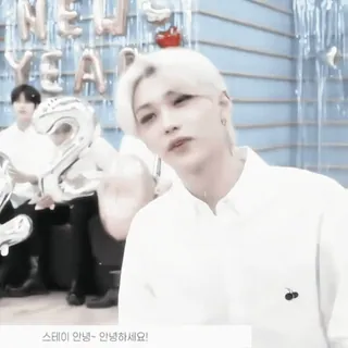🦙 스테이 안녕~ 안녕하세요! K-pop, Coreano, Saluto, Ciao telegram sticker