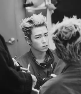 🏴 T.O.P kpop, korean, celebrity, singer, actor, music telegram sticker