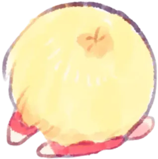 🍭 Cartoon, Blob, Niedlich, Illustration, Weich, Kawaii telegram sticker