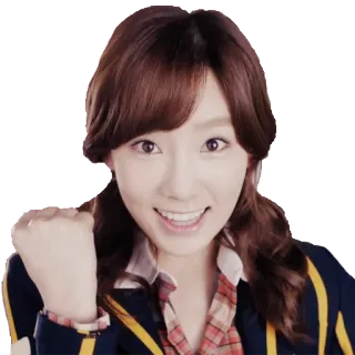 💪 ragazza, donna, ritratto, persona, sorriso, posa telegram sticker