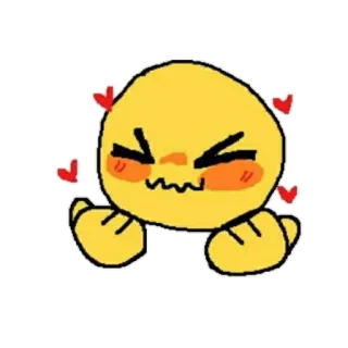 🥰 Emoji, Sticker, Cartone animato, Emoticon, Amore, Arrabbiato, Faccia telegram sticker