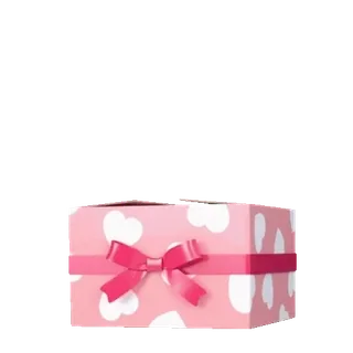 💬 cadeau, présent, boîte, rose, coeurs, ruban, noeud, amour telegram sticker
