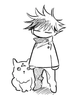 🙁 Megumi Fushiguro Jujutsu Kaisen Anime, Mangá, Chibi, Megumi, Jujutsu Kaisen telegram sticker