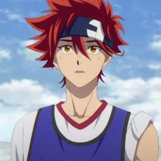 🥢 Reki Kyan SK8 the Infinity Anime, Reki, SK8, SK8 the Infinity, Charakter, rote Haare telegram sticker
