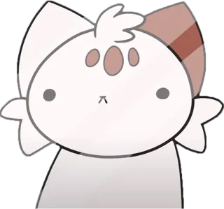 😳 cartoon, cat, sticker, cute, adorable, animal telegram sticker