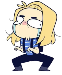 🤪 cartoon, expression, funny, emotion, comic telegram sticker
