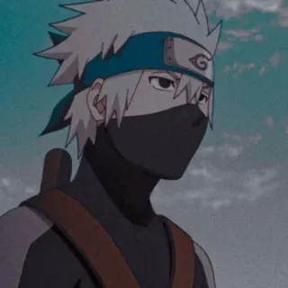 🗡️ Kakashi Hatake Naruto anime, manga, kakashi, naruto, ninja telegram sticker