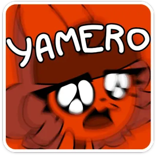 ⭐ YAMERO animé, manga, réaction, stop, yamero telegram sticker