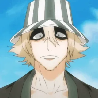 🍁 Kisuke Urahara Bleach Anime, Manga, Bleach, Kisuke Urahara, Personaggio, Cappello telegram sticker