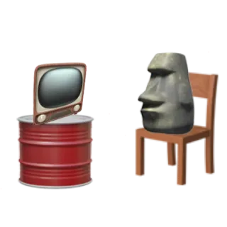 📺 tivi, thùng, moai, ghế, nội thất telegram sticker