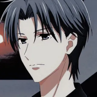 😐 Yuki Sohma Fruits Basket Anime, Manga, Yuki Sohma, Fruits Basket, Bishonen telegram sticker