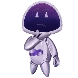 🤔 robot, futuristico, androide, IA, tecnologia, digitale, carino, personaggio telegram sticker