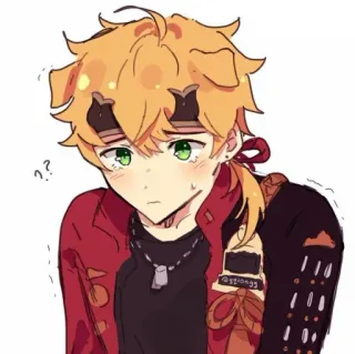 🐕 Thoma アニメ, ビデオゲーム, 原神, トーマ, 漫画 telegram sticker