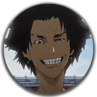 😁 Mugen Samurai Champloo Anime, Karakter, Samurai, Mugen telegram sticker