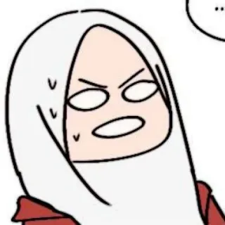 🧨 Anime, Personnage, Dessin animé, En colère, Contrarié, Expression, Tête whatsapp sticker