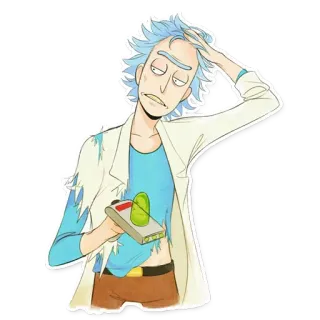 😒 Rick Sanchez Rick and Morty Rick and Morty, Rick Sanchez, Kartun, Pickle Rick, Serial animasi, Animasi dewasa, Fiksi ilmiah, Humor telegram sticker