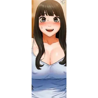 🎃 Anime, Mulher, Menina, Desenho animado, Ilustração telegram sticker