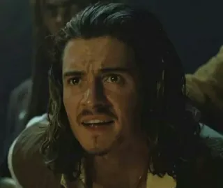 🤨 Orlando Bloom acteur, homme, portrait whatsapp sticker