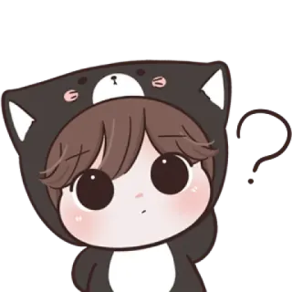 ☁️ Kartun, Stiker, Pertanyaan, Imut, Anime whatsapp sticker