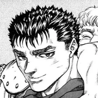 ➿ Guts Berserk Anime, Manga, Krijger, Berserker, Zwaard, Guts telegram sticker