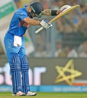 ❤️ cricket, sport, indian cricket team, batsman, athlete telegram sticker