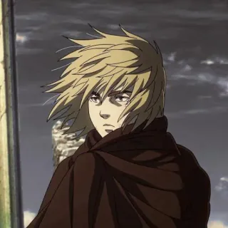 🗡️ Thorfinn Vinland Saga Anime, Mangá, Personagem, Thorfinn, Vinland Saga, Animação telegram sticker