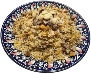 🍚 Pilaw, Danie ryżowe, Jedzenie, Kuchnia uzbecka, Kuchnia azjatycka, Tradycyjne jedzenie telegram sticker